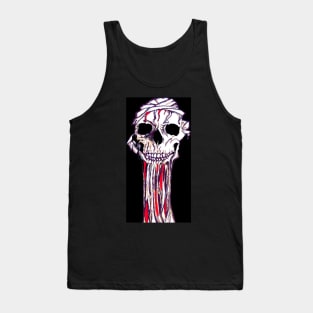 Dribbling skull Tank Top